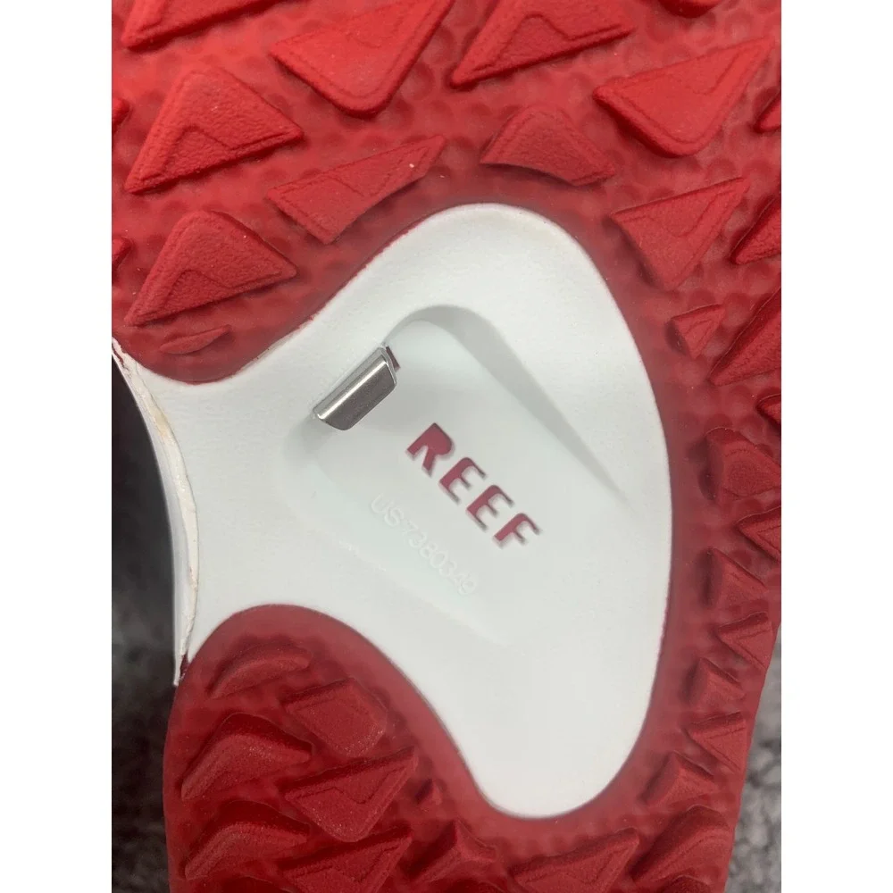 Reef Fanning Pregame Crimson White Flip Flops CJ6402 Men's Sz 13 NWT